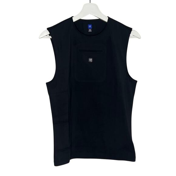 Yeezy x Gap Sleeveless Round Neck Loose Athletic Tank Top Black Women's Size M - Picture 1 of 4